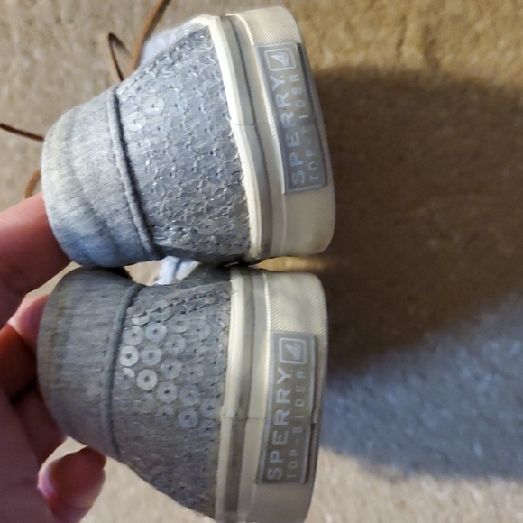 Sperry Top Sider Boat Shoes with Sequin - Picture 4 of 6